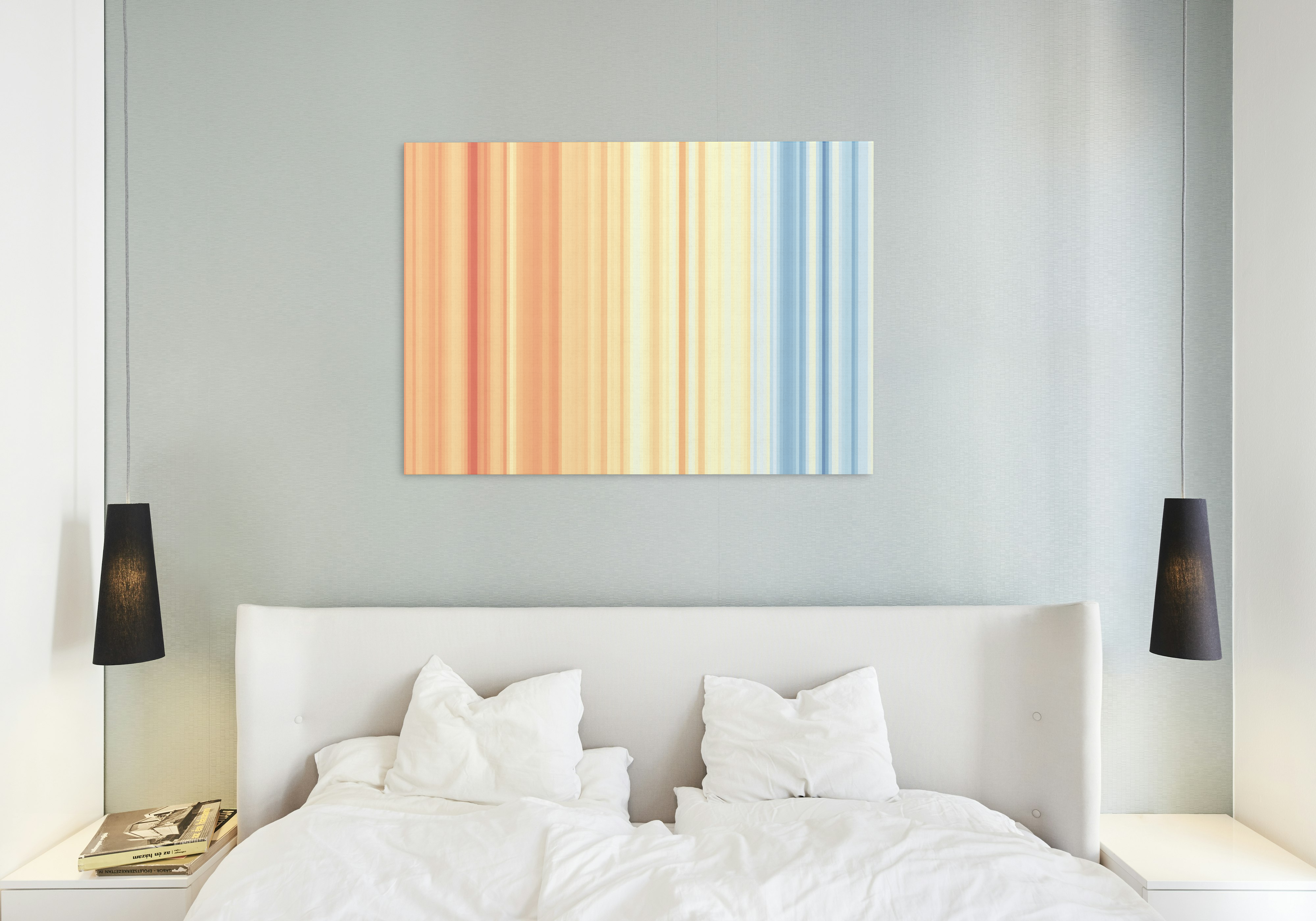 Temperature art for Chicago summer to winter 2024